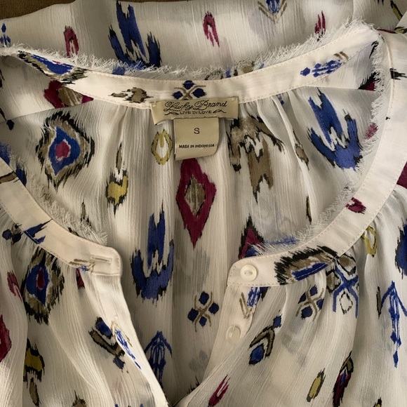 Lucky Brand Patterned Blouse - Picture 7 of 7